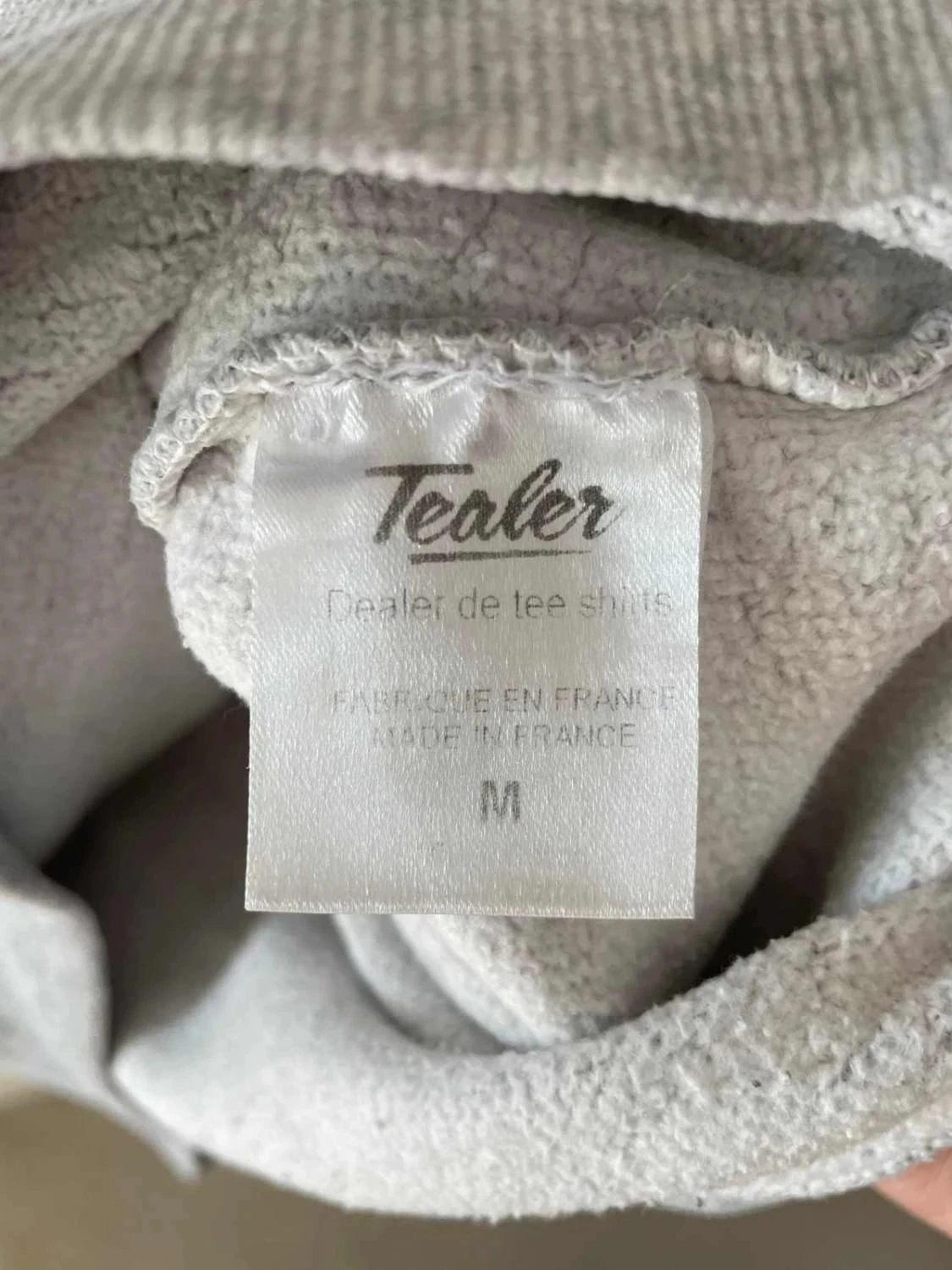 Sudadera Tealer gris estilo logo Friends hombre talla M – photo 4